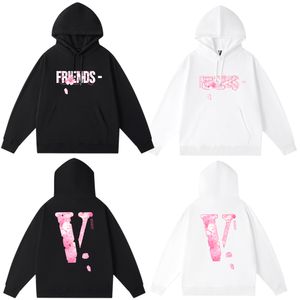 Vlone Designer Hoodie Womens Hoodie Long Sleeve Pocket Pullover Sweatshirts pullover مع Tees Long Sleeve Tees Top Full zip Mens Hoodies للرجال ثقيل الوزن