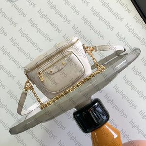 LL10A Mirror Face High Quality Mini Waistpack Designer Crossbody Bag Cowhide Chain Bag Exquisite Packaging