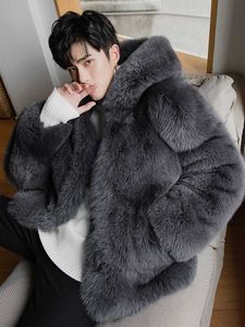 Women's Fur Faux Fur Winter Classic Style Soft Warm Faux Fur Coat Long Sleeve Plus Size Designer Men Streetwear Clothing Fluffy Jacket 2022 Z67 HKD230727