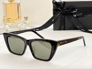 Óculos de sol SL276 Cat Eye de alta qualidade para mulheres, óculos de sol masculinos e femininos, moda uv400, elegante, clássico, retro, óculos de marca de luxo