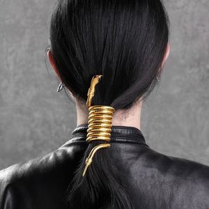 Akcesoria do włosów do włosów Elastyczne zginane opaska do włosów węża dla kobiet długi wąż skręcony włosy biżuteria do włosów Kucyk barrette