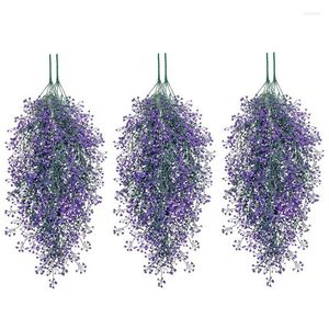 Dekoratif Çiçekler 6 PCS Yapay Asma Bitkiler İç Mekan Açık Bahçe Veranda Avlu