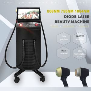 Epilator Dioda lodowa laserowa maszyna do usuwania włosów na stałe dla kobiet Dam Fairs Remover 755nm 808nm 1064NM