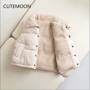 Waistcoat Autumn Winter Boys Girls Sleeveless Hooded Vest Jacket Cartoon Print Coat Kids Warm Outwear Clothes 230731