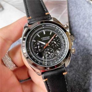 Diğer Saatler Vatandaş Moda Erkekler Paslanmaz Çelik İzle Lüks Takvim Kuvars Bilek İzle İş Saatleri Montre Homme J230728