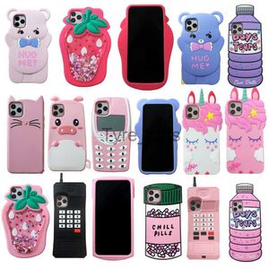 Obudowy telefonu komórkowego na iPhone 11/11 Pro / 11 Pro Max 3D Cute Cartoon Animal Soft Silikon Case Telefon komórkowy