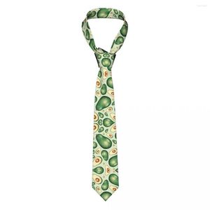 Laço laços de abacate homens verdes masculino de gravata