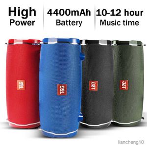 Portable Speakers High Portable Bluetooth Speakers Powerful Sound Wireless Subwoofer Bass Player FM radio Battery R230731