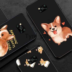 Mobiltelefonfodral Corgi Butt Animal Puppy Phone Case för Xiaomi Redmi Note Mi 7 8 9 10 A S T Pro Max 4G 5G Mobile påsar X0731
