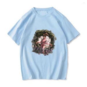 Męskie koszule Melanie Martinez Portale Tour Graphic Print TEE-shirt Men 2023 Summer Harajuku estetyczne topy