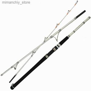 Boat Fishing Rods 1.8m 2.1m 2.3m 7 feet white carbon boat jigging rod spinning middle action 3 sections hard Ultra light women trout fishing rod Q231101