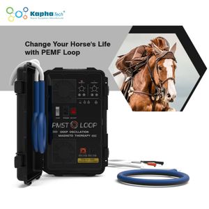 Dispositivo de loop magneto magnawave para terapia pemf de saúde equina para reparo de tendões e ligamentos de cavalos