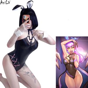 Ani Spiel Agony's Embrace Evelynn Leder Bunny Uniform Badeanzug Outfit Kostüm Cosplay Cosplay