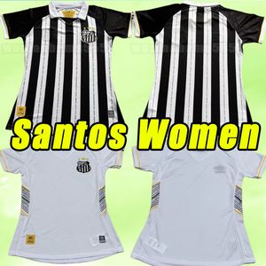 23/24 Jerseys de futebol do Santos FC PELE Marinho Emerson Soteldo Rodrygo Carlos Sanchez F. Camisetas de Futebol Goletom