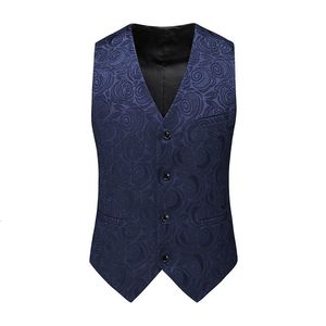 Mäns västar m-5xl plus storlek för män Stretwear Slim Fit Mens Wedding Suit Vest Casual ärmlös formell affär Mannmästning xxxxxl 230331