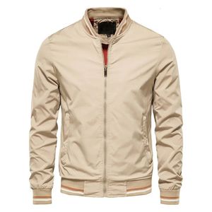 Mens Jackets Men Spring Autumn Fashion Clothing Solid Outwears Windbreaker Coats Jacket Motorcycle Racing For 5XL 231031