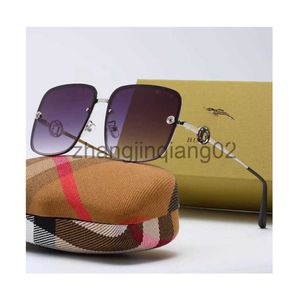 Designer Burbrery Sunglass Cycle luxuoso esporte de moda polariza óculos de sol homens Mulheres de verão Vintage Baseball Anti -brilho dos drivers resistentes a UV de óculos de sol