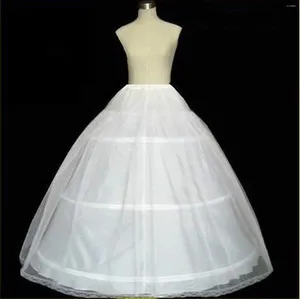 Kvinnors sömnkläder för bröllopsklänning Petticoat fullform kjolklänning 3 slip underskirt tillbehör