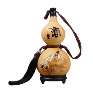 Hip Flasks Leakproof Gourd with Lid Large Capacity Water Flagon Durable for Outdoor Boating Travel Wedding Bday 231101