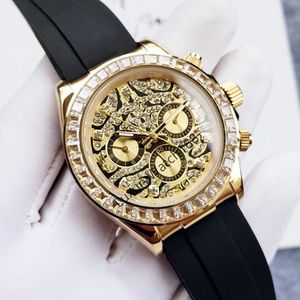 Mens Watch Designer الفاخرة التلقائية حركة متعددة الوظائف حجم 41 مم المواد الفولاذ المقاوم للصدأ تتلاشى ساعة مقاومة للماء لرجال orologio. ساعات