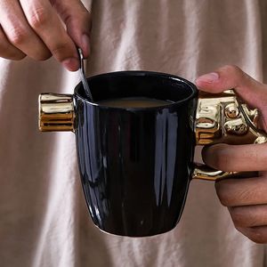 Muggar Creative Fashion Personality Model Pistol Cup Landmines Modeling Coffee Mug Milk Valentine's Day Funny Gifts 231101