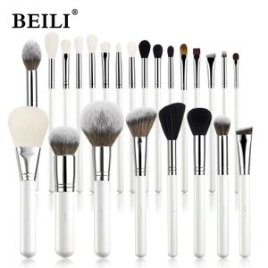 Makeup szczotki Zestaw pędzla do makijażu z uchwytami i gąbką do makijażu Podkład do cieni do powiek z makijażu 24-42pcs 231031