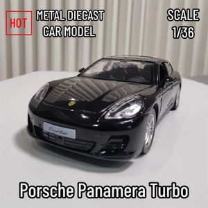 Diecast Model 1 36 Porsche Turbo Car Replica Scale Metal Miniature Art Home Decor Hobby Lifestyle Xmas Kid Gift Toy Collection 231031