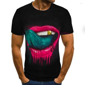 Męskie koszule T Summer Halloween Horror 3d Printed Boys Tops Tops krótkie rękawy w stylu mody fajny goth shi