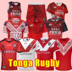 2022 2023 Maglie di rugby Coppa del Mondo Mate Tonga Casa Red Sevens Shirt 22 23 Maglie di rugby di Test del Pacifico National Singlety S-5XL 2021