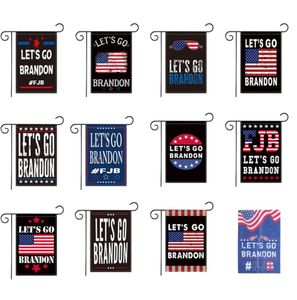 Lets Go Brandon Garden Flag 30x45cm USA President Biden FJB Outdoor Flags Yard Decoration American Flags Banner Ornament C0607G074515193