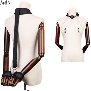 Ani Backward Handcuffs Exotic Accessories Set cosplay