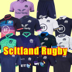 2023 Scotland Rugby Jerseys League 21 23 23 Vintage National Team Rugby Blue Shirt Retro Polo T-Shirt Puchar Word Tshirt Sevens SEVENS Home Away Away