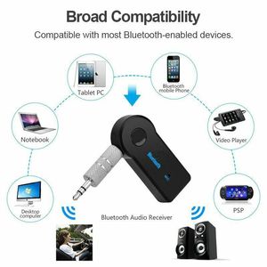 Bluetooth Aux Mini Audio Mottagare Bluetooth sändare 3,5 mm Jack Handsfree Auto Bluetooth Car Kit Music Adapter Audio Conversion