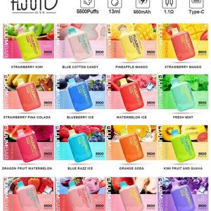 Originale FLUUM 5500 Sbuffi Sigarette monouso E Vape Pen 13ml Pod 600mah Batteria ricaricabile Cina Autentico vapers all'ingrosso desechables soffio 5.5K