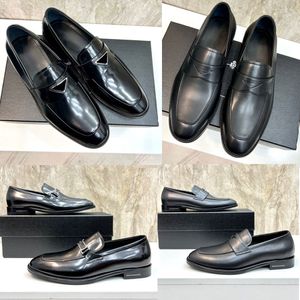 Mocassins de couro escovado masculino designer mocassins sapatos sociais sapatos formais confortáveis sapatos de couro triangulares populares Mesmo estilo das celebridades tamanho grande 38 46