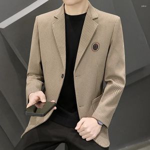 Men's Suits High-quality Blazer Fashion All-in-one Handsome Four Seasons 2023 Korean Version Slim Boutique Coat