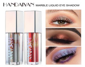 Handaiyan Holographic Liquid Eyeshadow 10カラーグリッターシマー防水性顔料メタリックサテンアイメイク9476177