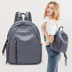 School Bags Small Backpack For Women Casual Style Bookbag Cute Girl Mini Two Shoulders Straps Backbag Durable Travel Bag Kawaii Elegant