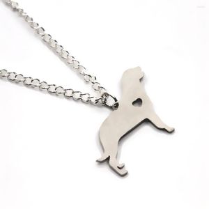 Catene Rottweiler Dog Collana Charm Cuore Cute Pet I Love Dogs Ciondolo Portachiavi Segnalibro