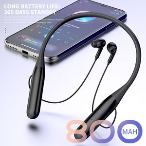 モビスト首の首ネックワイヤレスBluetoothイヤホンの削減、防水、スポーツランニング、ステレオベース、Androidに適した、AirPods