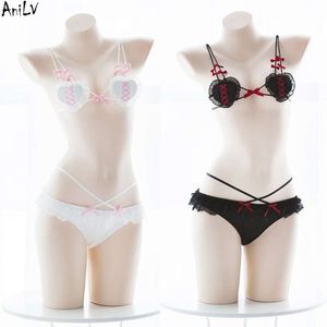 Ani Pool Party Anime Sweet Girl Love Beach Costume da bagno bikini Costumi da bagno Costumi da donna Biancheria intima carina Uniforme Cosplay cosplay