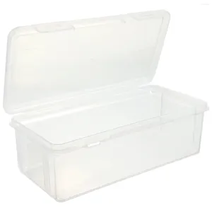Teller Brot Aufbewahrungsbox Kühlschrank Obsthalter Kühlschrank Hülle Küche Versorgung klarer Plastikbehälter Versiegelung versiegelte quadratische Köpfe