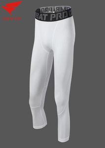 2020 homens musculação jogging leggings compressão base camada calças treino esportes futebol fitness ginásio 34yoga pant9317958