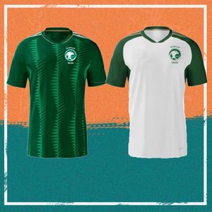 2023 ARÁBIA SAUDITA Camisas de futebol 23/24 Salem Al-Dawsari Fahad Al Muwallad Salman Al-Faraj Camisa da seleção nacional Firas Al-Buraikan Sami Al-Najei Uniforme de futebol