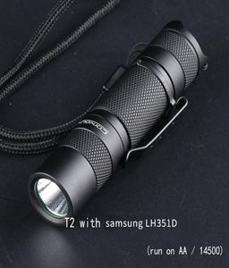 懐中電灯Torches Convoy T2 with LH351d 14500バージョンTorch8198241