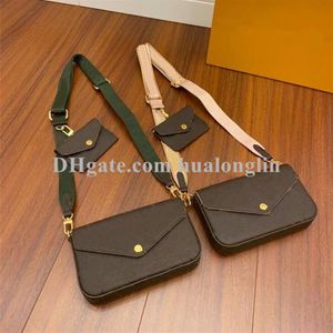 Frau Handtasche Frauen Tasche Geldbörse Originalverpackung hochwertige Blume Datumscode Seriennummer kleine Schulter Cross Body Clutch285k