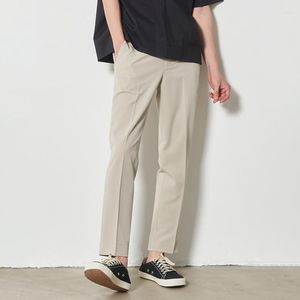 Herrenanzüge Herrenmode Khaki / Schwarz / Braun Anzug Stil M-2XL Farbe Freizeithose Sommer Koreanische Qualitätshose Neunte Hoch 2023 Lose