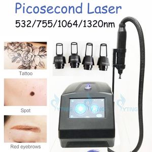 Q Switch Laser Pico Seconda macchina laser per la rimozione del tatuaggio, pigmentazione, trattamento delle lentiggini, rimozione dei punti