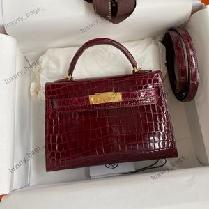 أعلى أزياء الكتف Digner Handbag Handbag JANDAYS MSENGER CROSSBODY BELT MINI BAG حقيبة حقيبة مصنوعة يدويًا قابلة للتخصيص 20 سم أ