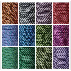 Cordas de escalada Atacado 100m Paracord 550 Paracorde Cord Lanyard Corda Mil Spec Tipo III 7 Strand Cord Escalada Camping Survival Equipamento Corda 231101